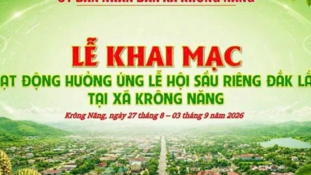 Krông Năng sẵn sàng chuẩn bị cho chuỗi hoạt động hưởng ứng Lễ hội Sầu riêng Đắk Lắk 2026 - Nông nghiệp Hữu cơ Việt Nam
