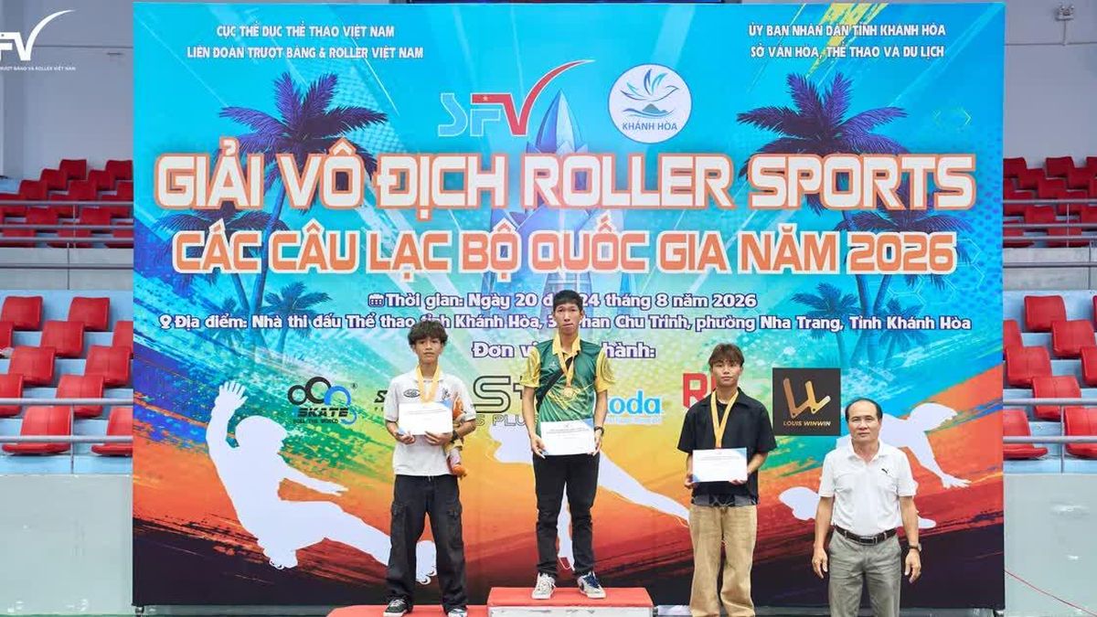 Tây Ninh nhất toàn đoàn Giải vô địch Roller Sports các CLB quốc gia 2026 - Báo Tiền Phong