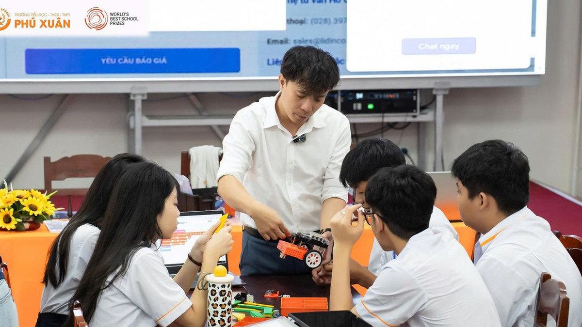 Khi công nghệ bước ra khỏi trang sách – Đưa STEM vào tiết học tại Phú Xuân - Đại Biểu Nhân Dân