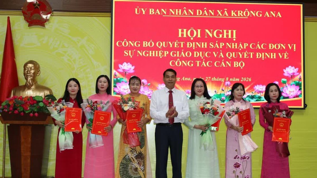 Xã Krông Ana giảm 71,4% đầu mối trường học sau sắp xếp - Báo Giáo Dục & Thời Đại