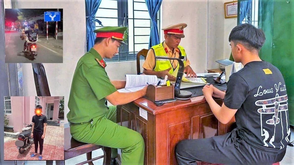 Con 17 tuổi 'diễn xiếc' khi lái xe mô tô, bố bị công an xử phạt - Báo VTC News