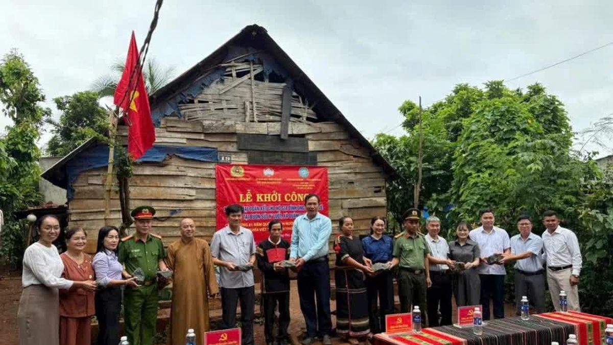 Đắk Lắk: Khởi công nhà Đại đoàn kết cho hộ nghèo nhân dịp Quốc khánh 2-9 - Giác ngộ