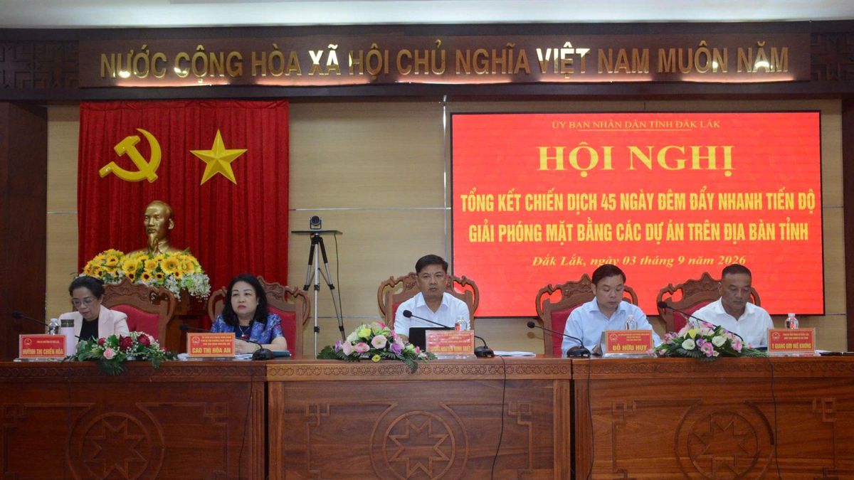 Đắk Lắk tổng kết Chiến dịch 45 ngày đêm đẩy nhanh tiến độ giải phóng mặt bằng - Báo Quân Đội Nhân Dân