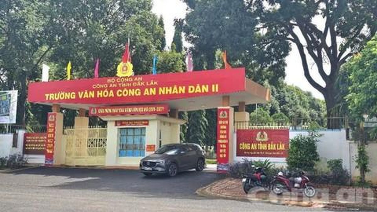 Trường Văn hóa Công an nhân dân II tại Tây Nguyên: Sẵn sàng cho ngày khai giảng - Công An TP.HCM