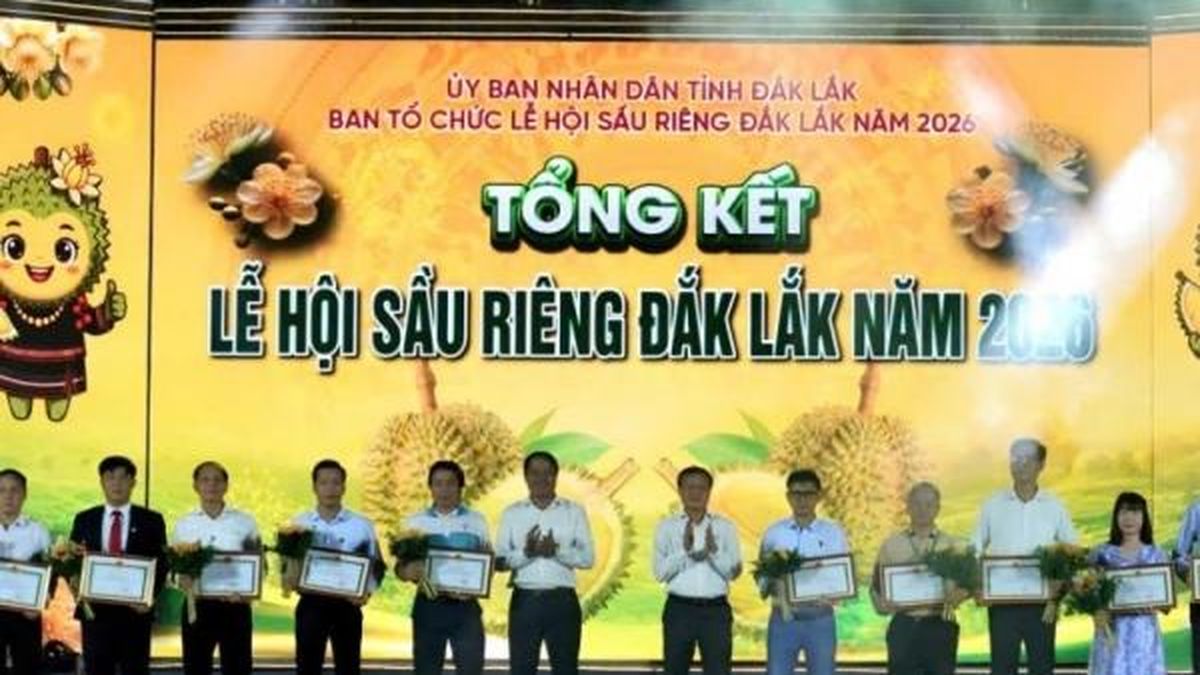 Tổng kết Lễ hội Sầu riêng Đắk Lắk 2026: Lan tỏa thương hiệu mở rộng kết nối thị trường - Nông nghiệp Hữu cơ Việt Nam