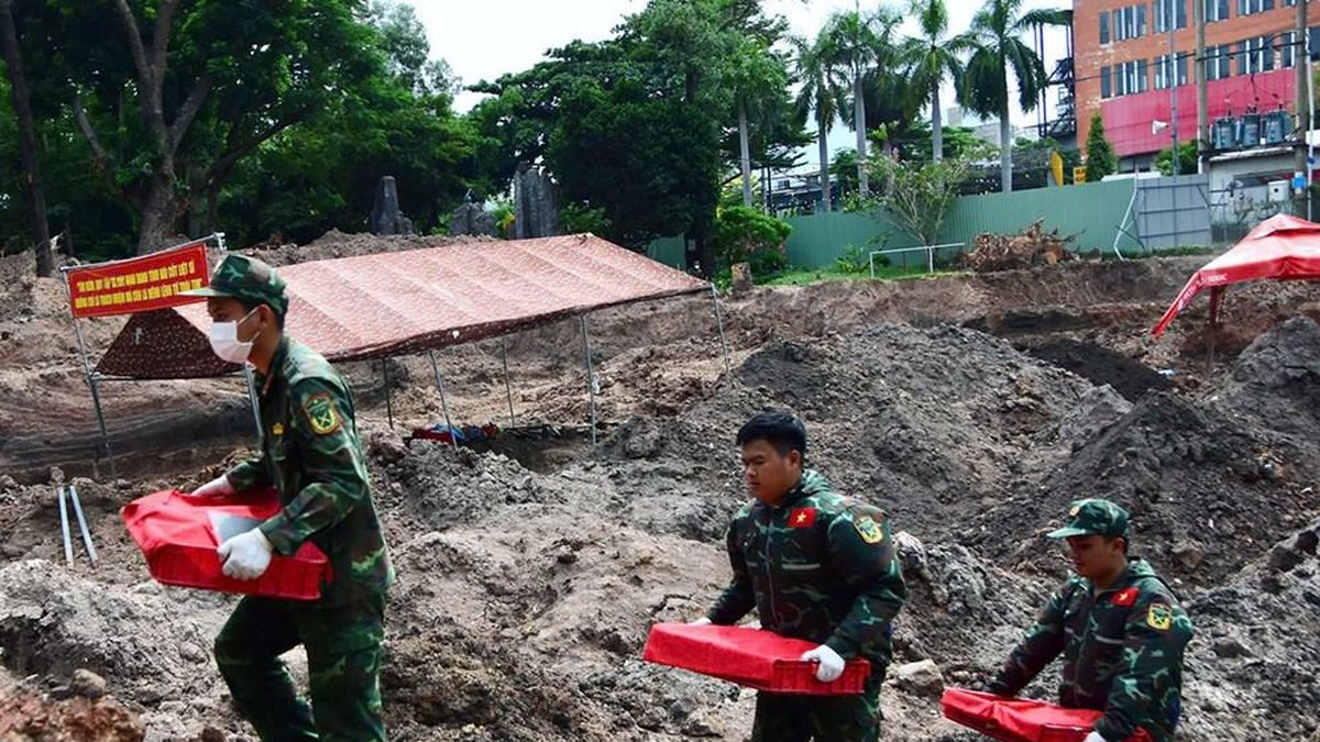Quy tập thêm 11 bộ hài cốt liệt sĩ tại Công viên Lê Thị Riêng - công nghệ news from Báo Mới