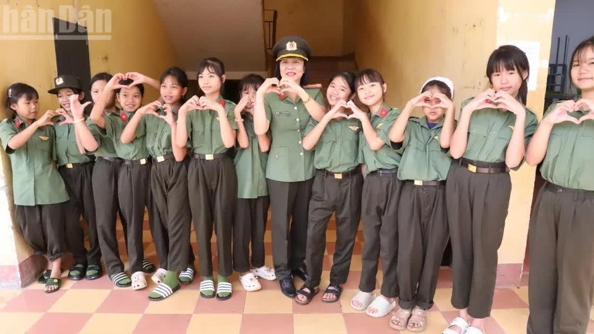 [Ảnh] Những ngày đầu mặc 'áo lính' ở ngôi trường đặc biệt - Báo Nhân Dân