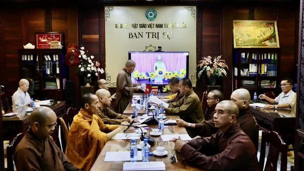 Đắk Lắk: Ban Thường trực Ban Trị sự GHPGVN tỉnh họp triển khai hoạt động Phật sự - Giác ngộ