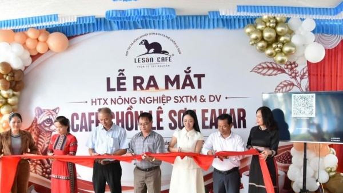 Xã Ea Kar ra mắt Hợp tác xã Nông nghiệp Sản xuất Thương mại, Dịch vụ Cà phê Chồn Lê Sơn - Nông nghiệp Hữu cơ Việt Nam