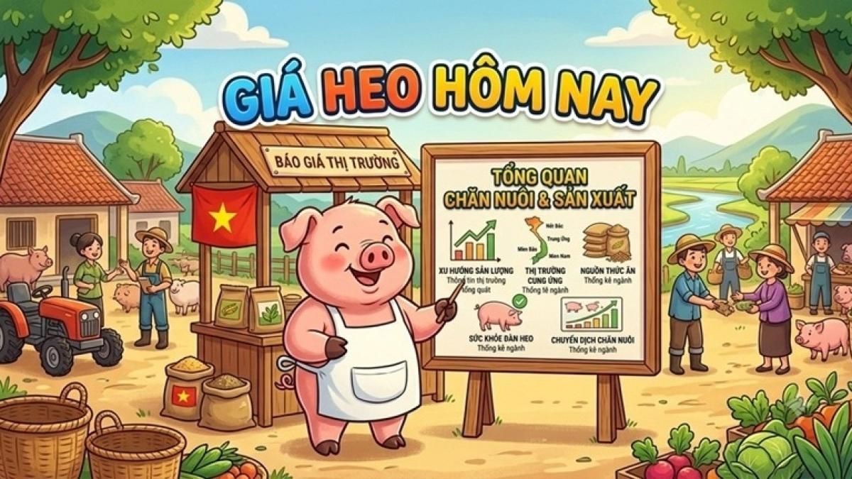 Giá heo hơi hôm nay 16/9: Miền Bắc và miền Trung - Tây Nguyên tăng nhẹ, dao động trong khoảng 57.000 - 60.000 đồng/kg - Báo Thế Giới & Việt Nam