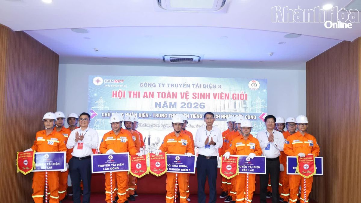 Công ty Truyền tải Điện 3 khai mạc Hội thi an toàn vệ sinh viên giỏi năm 2026 - Báo Khánh Hòa