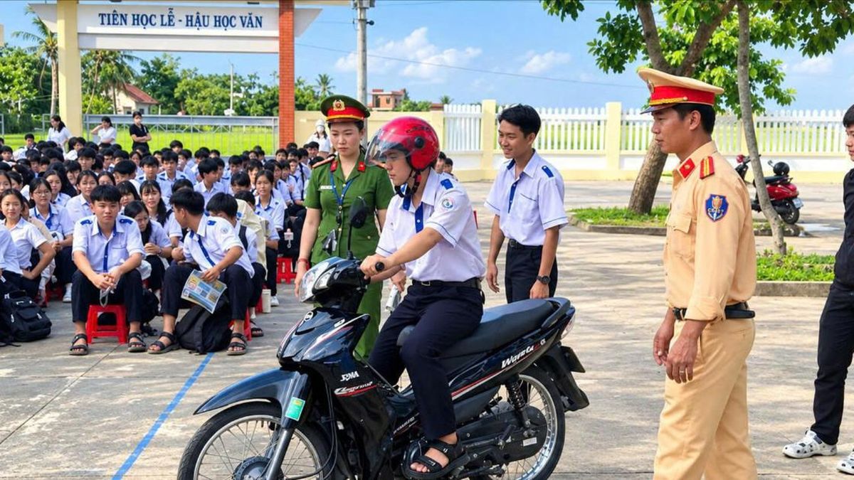 Đắk Lắk trang bị kỹ năng lái xe an toàn cho học sinh - Báo Công Lý
