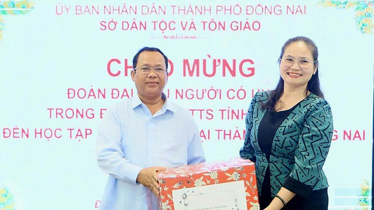 Đoàn công tác Sở Dân tộc và Tôn giáo tỉnh Đắk Lắk trao đổi kinh nghiệm tại Đồng Nai - Báo Đồng Nai