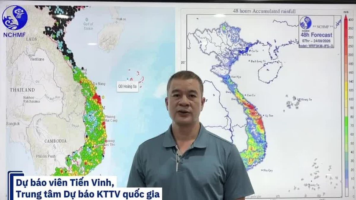 [Video] Mưa lớn dồn dập tại Trung Bộ và Nam Bộ - Báo Nhân Dân