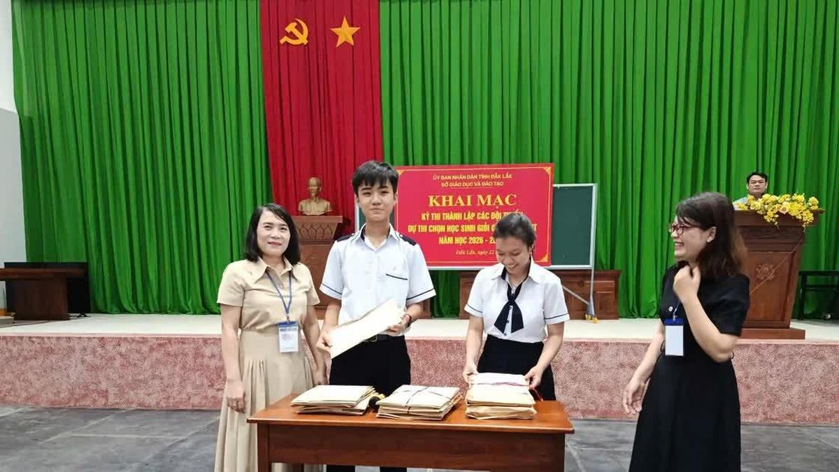 Hơn 760 thí sinh Đắk Lắk dự Kỳ thi chọn vào đội tuyển học sinh giỏi quốc gia - Báo Giáo Dục & Thời Đại