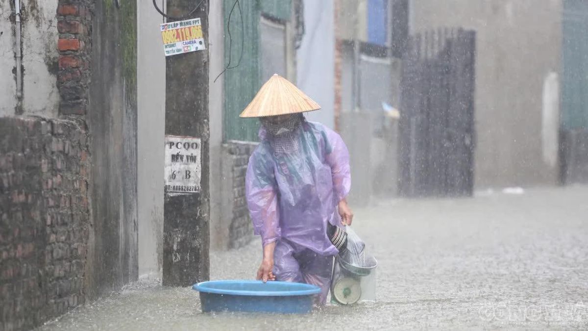 Miền Trung mưa lớn diện rộng, nhiều nơi ghi nhận hơn 100mm - Báo Nhà báo và Công luận