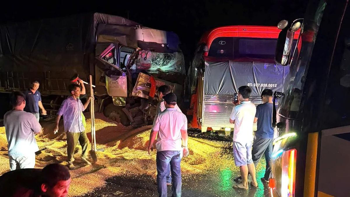 5 ô tô va chạm liên hoàn trên đường Hồ Chí Minh qua Lâm Đồng - Báo Xây Dựng