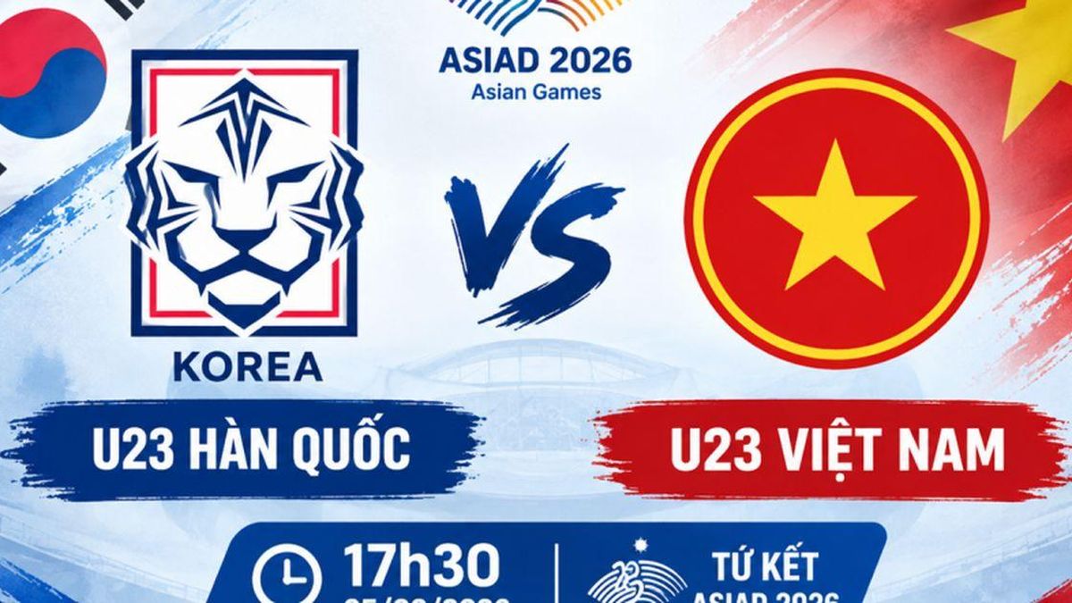 Lịch thi đấu bóng đá Nam ASIAD 2026: U23 Việt Nam thi đấu khi nào?