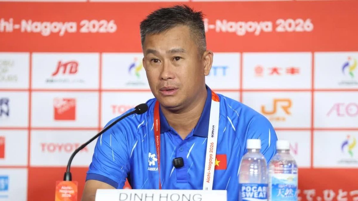 Huấn luyện viên Đinh Hồng Vinh: Asian Games 2026 giúp U23 Việt Nam trưởng thành hơn