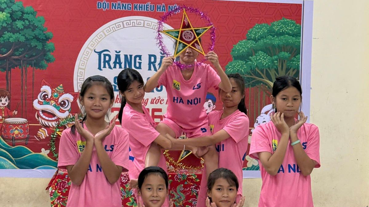 Trung thu ấm áp của các vận động viên trẻ Hà Nội
