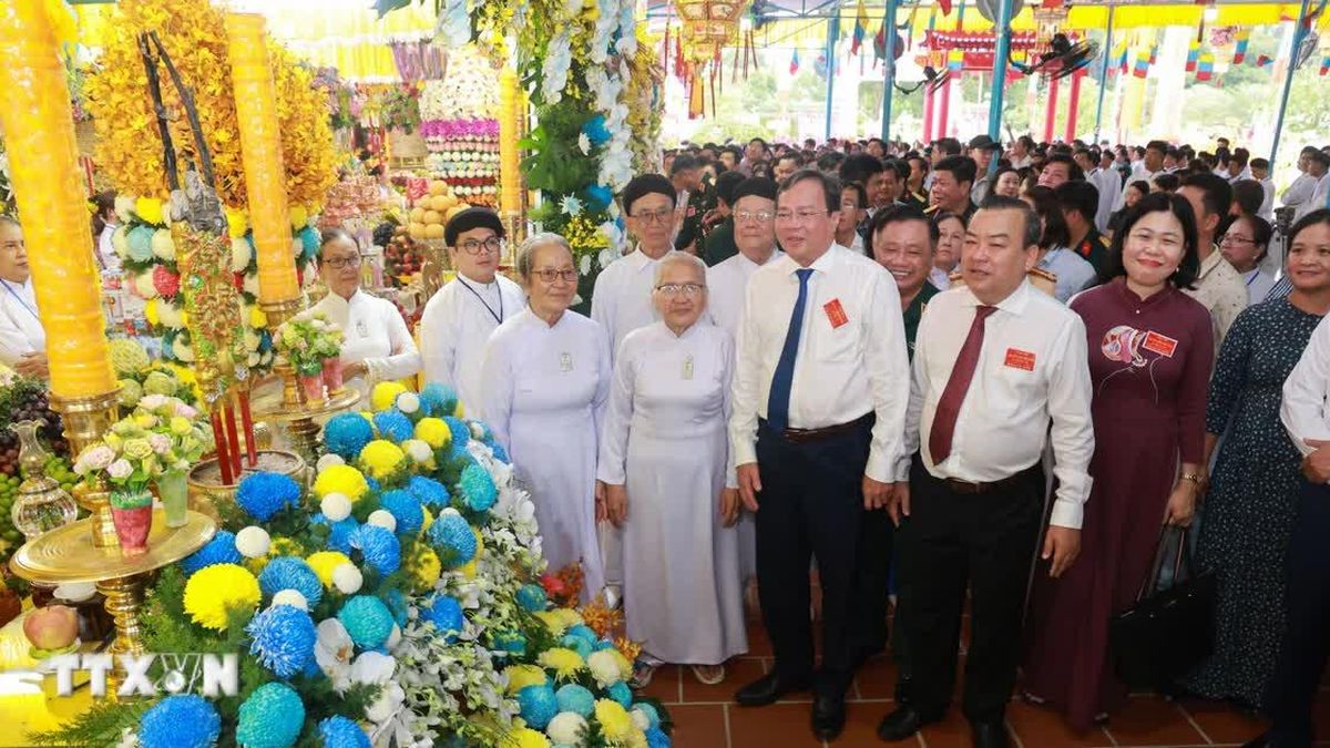 Đại lễ Hội yến Diêu Trì Cung: Giữ gìn nét văn hóa, tín ngưỡng Cao Đài