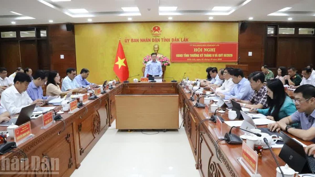 Đắk Lắk phấn đấu hoàn thành cao nhất các mục tiêu, nhiệm vụ phát triển kinh tế-xã hội năm 2026 - Báo Nhân Dân
