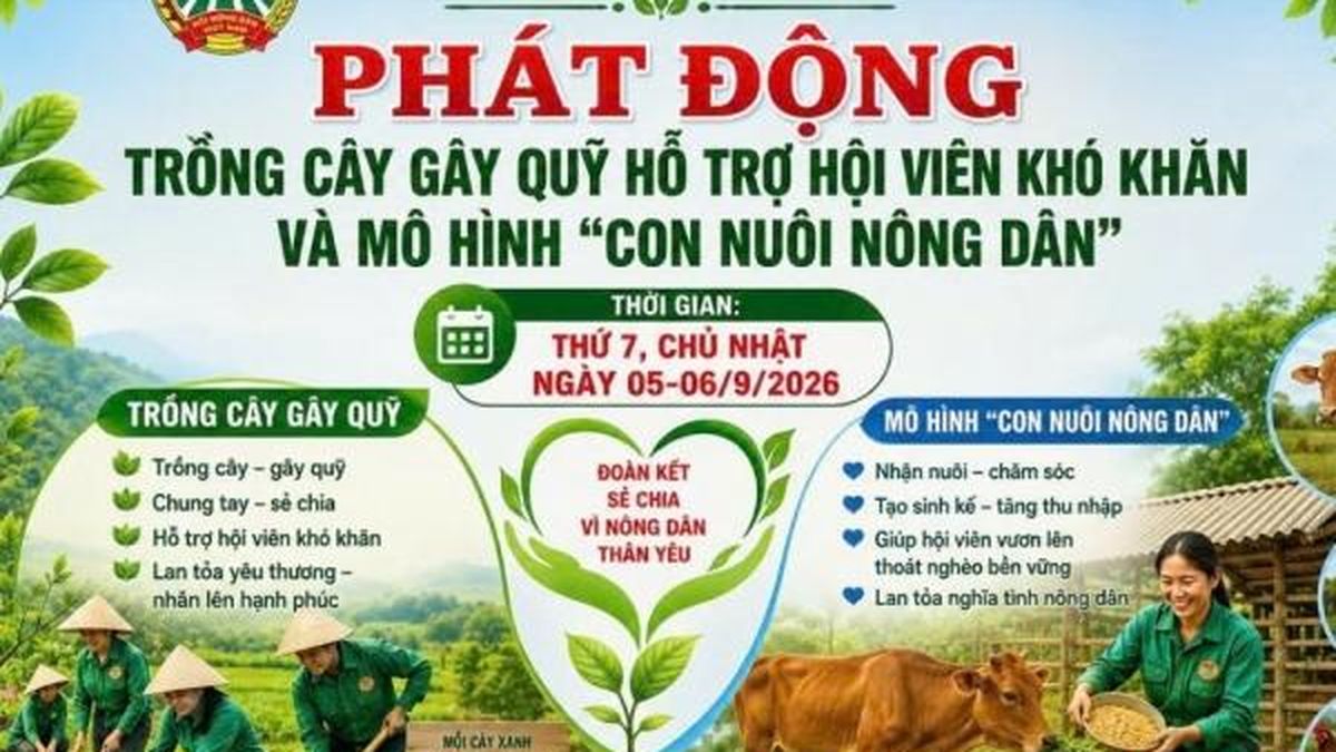 Hội Nông dân xã Ea Ô phát động trồng cây gây quỹ, hỗ trợ hội viên khó khăn trẻ em nghèo - Nông nghiệp Hữu cơ Việt Nam