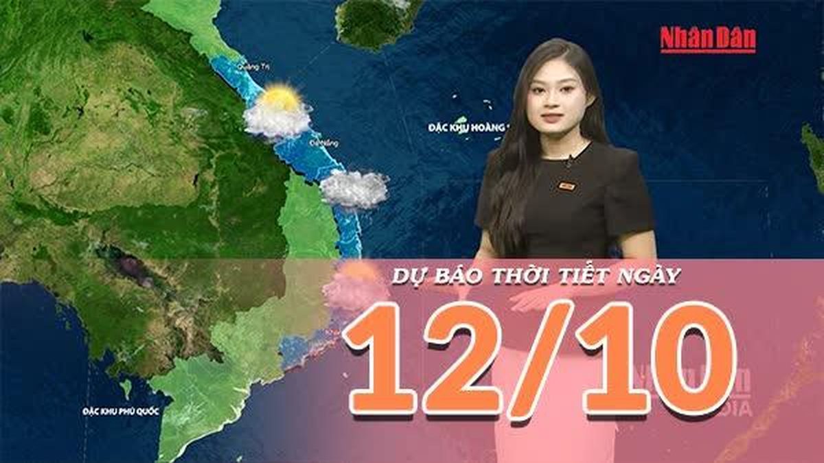 [Video] Dự báo thời tiết ngày 12/10/2026: Bắc Bộ nắng trở lại, Trung Bộ mưa lớn thu hẹp dần - Báo Nhân Dân