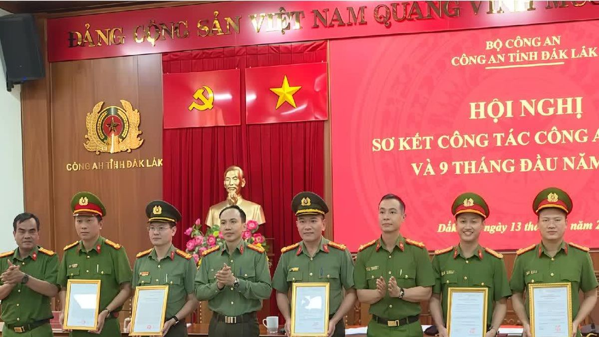 Lãnh đạo Bộ Công an gửi Thư khen, khen thưởng đột xuất Công an tỉnh Đắk Lắk - Báo Công An Nhân Dân