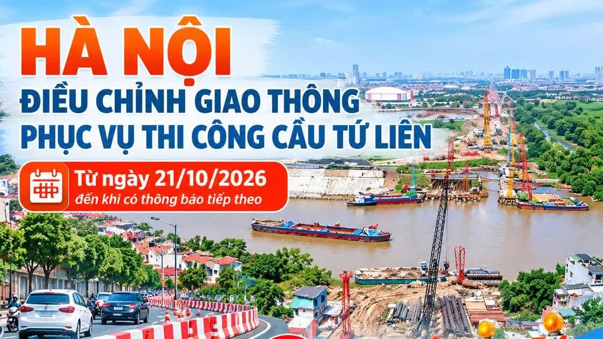 [INFOGRAPHIC] Hà Nội phân luồng giao thông phục vụ thi công cầu Tứ Liên ...
