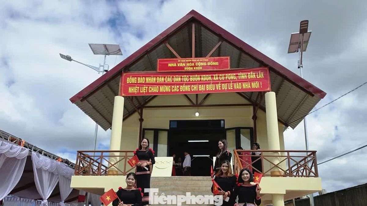 Quân khu 5 khánh thành hai nhà sinh hoạt cộng đồng trị giá 5 tỷ đồng tại Đắk Lắk - Báo Tiền Phong