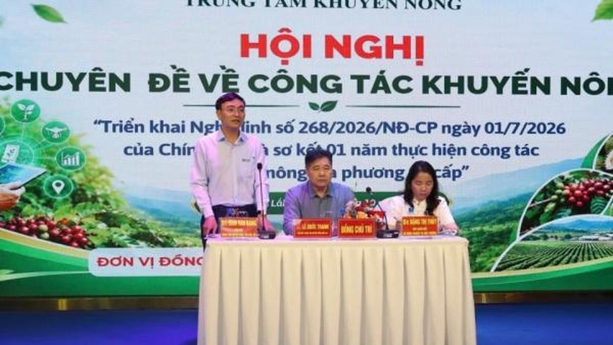 Đắk Lắk tháo gỡ khó khăn để nâng cao hiệu quả công tác khuyến nông tại địa phương 2 cấp - Nông nghiệp Hữu cơ Việt Nam