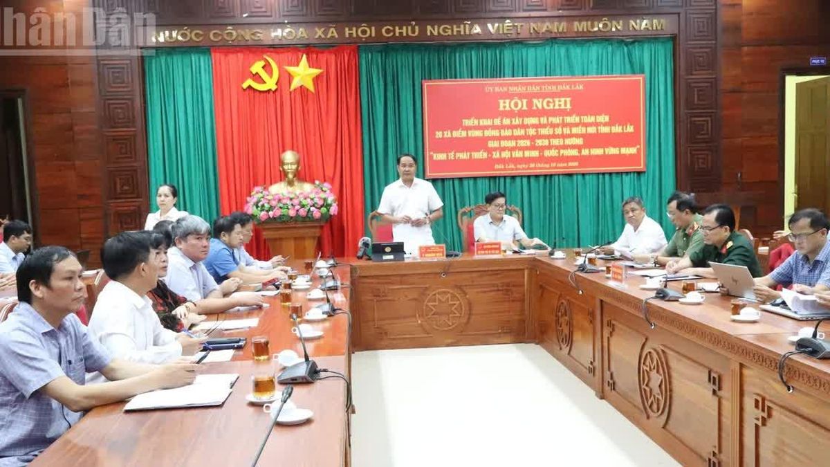 Đắk Lắk xây dựng và phát triển toàn diện 20 xã điểm vùng đồng bào dân tộc thiểu số và miền núi - Báo Nhân Dân