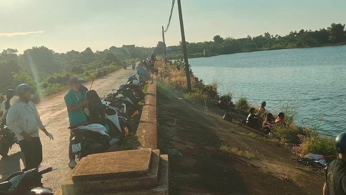Vỡ lồng bè, 1.000 con cá lăng sổng ra hồ, người dân ùn ùn kéo đến câu - Báo Tiền Phong
