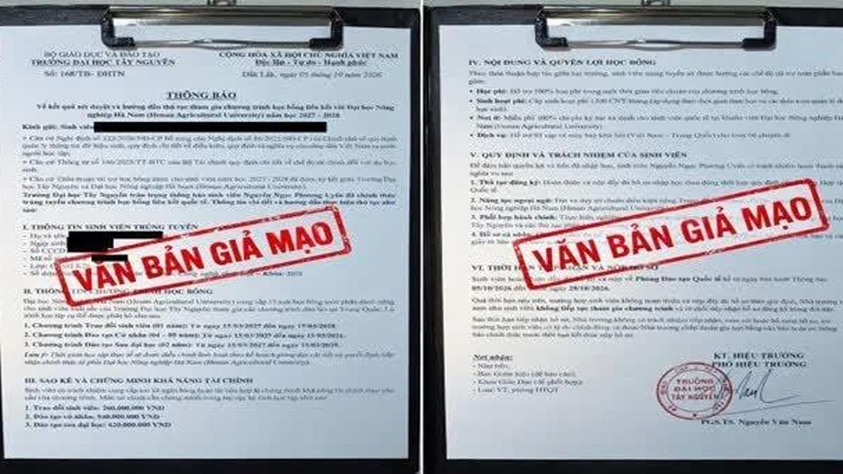 Sự thật về Thông báo học bổng quốc tế kèm yêu cầu tài chính 940 triệu đồng - Báo Giáo Dục & Thời Đại