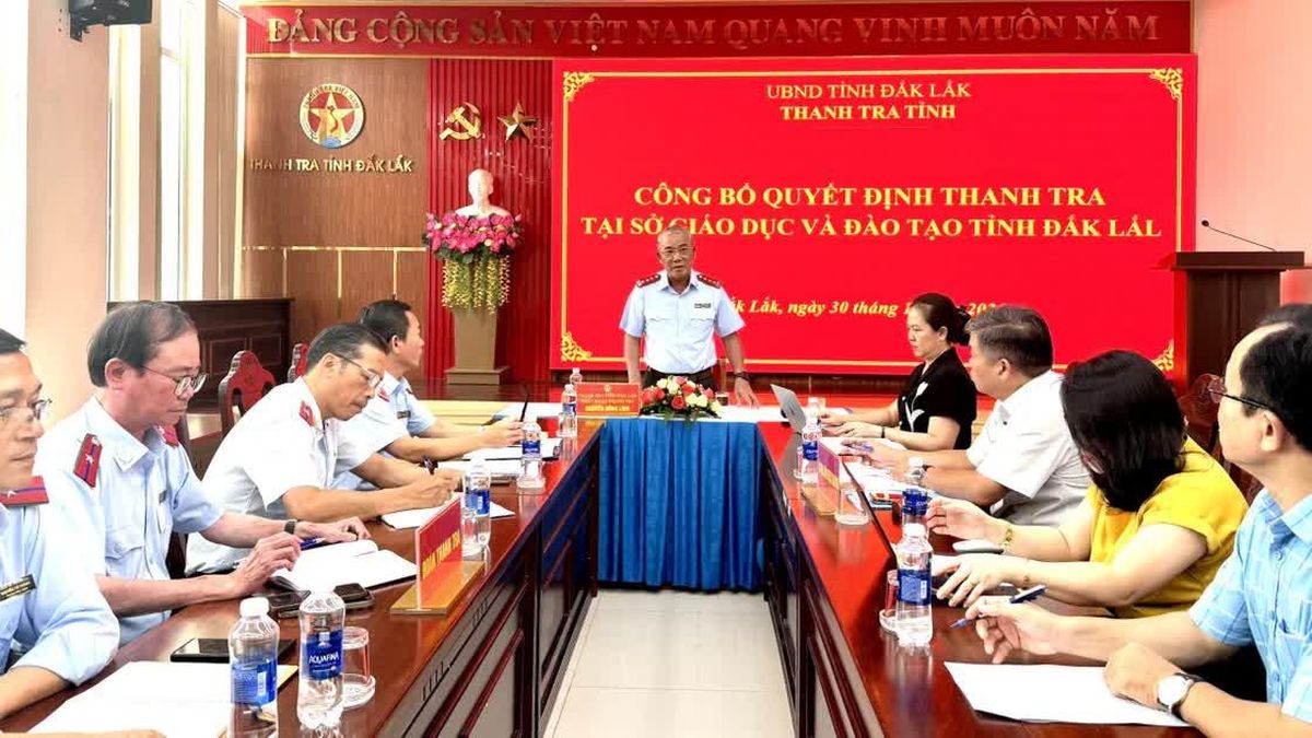 Thanh tra những gì tại Sở GD&ĐT Đắk Lắk? - Báo Tiền Phong
