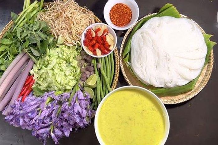 Num Ban Chok - món bún độc đáo của người Khmer - Báo Người Lao Động