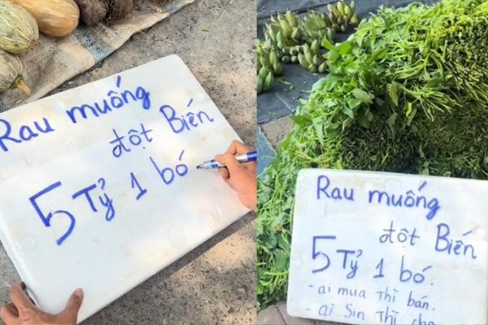 Người đàn ông bán '5 tỷ/ bó rau muống', dân mạng bất ngờ gọi tên Thái ...