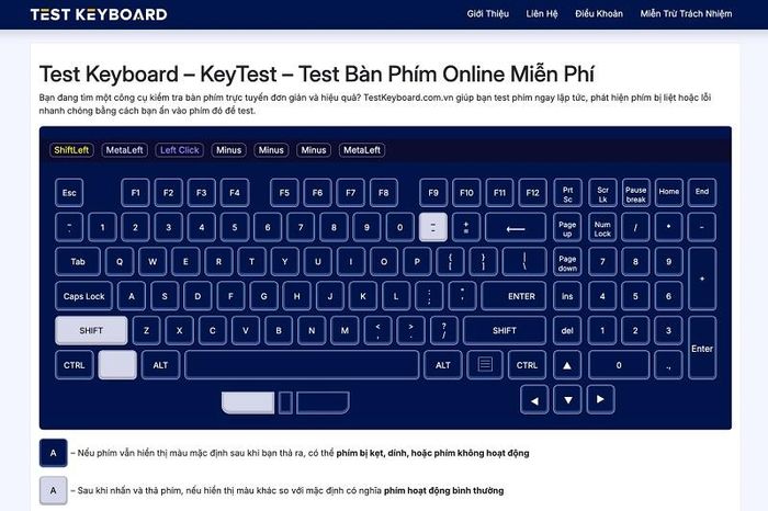 Test Keyboard: Khắc phục lỗi bàn phím nhanh chóng, tiết kiệm chi phí ...